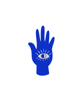Icône Main hamsa avec œil - Soins énergétiques Anora
